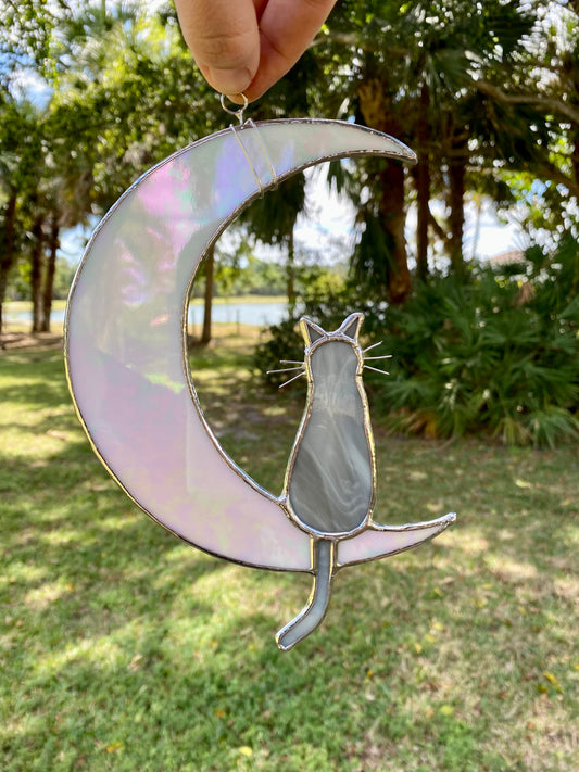 Cat and Moon