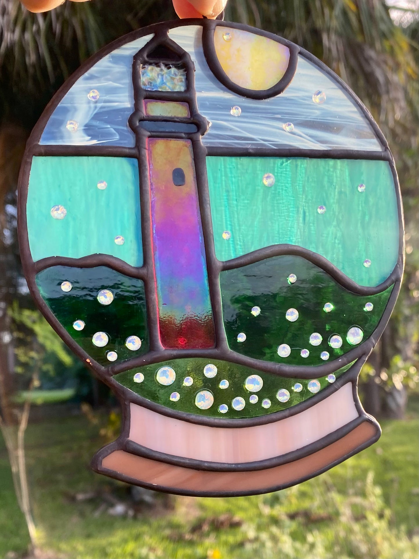 Winter Large Holiday- Jupiter Lighthouse Snowglobe