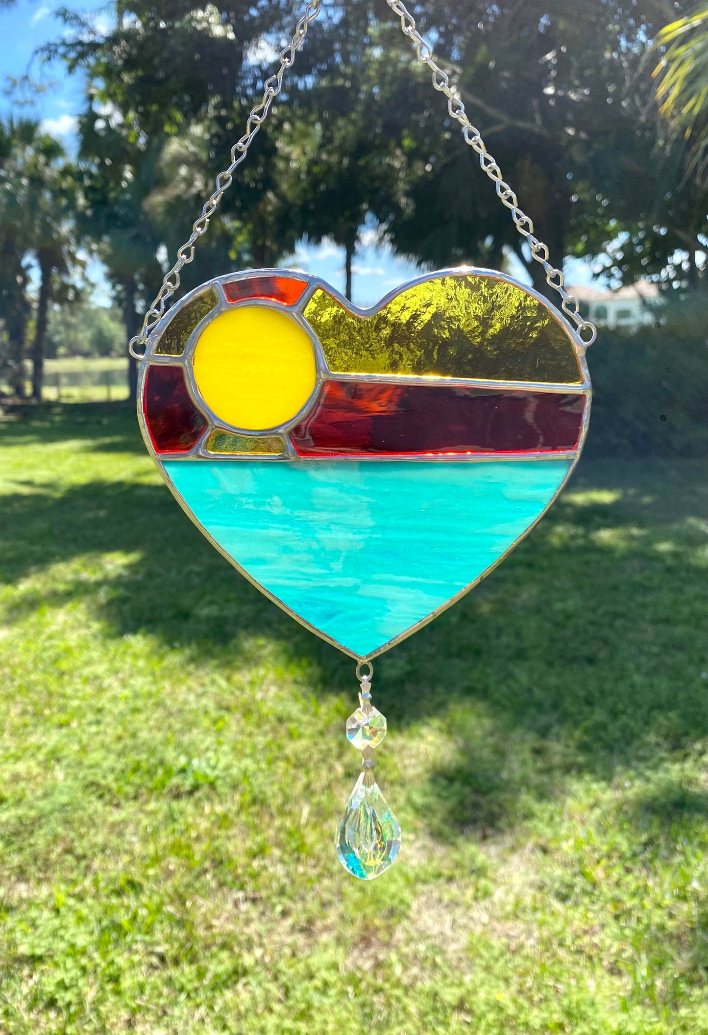 Sunrise Heart with Prism