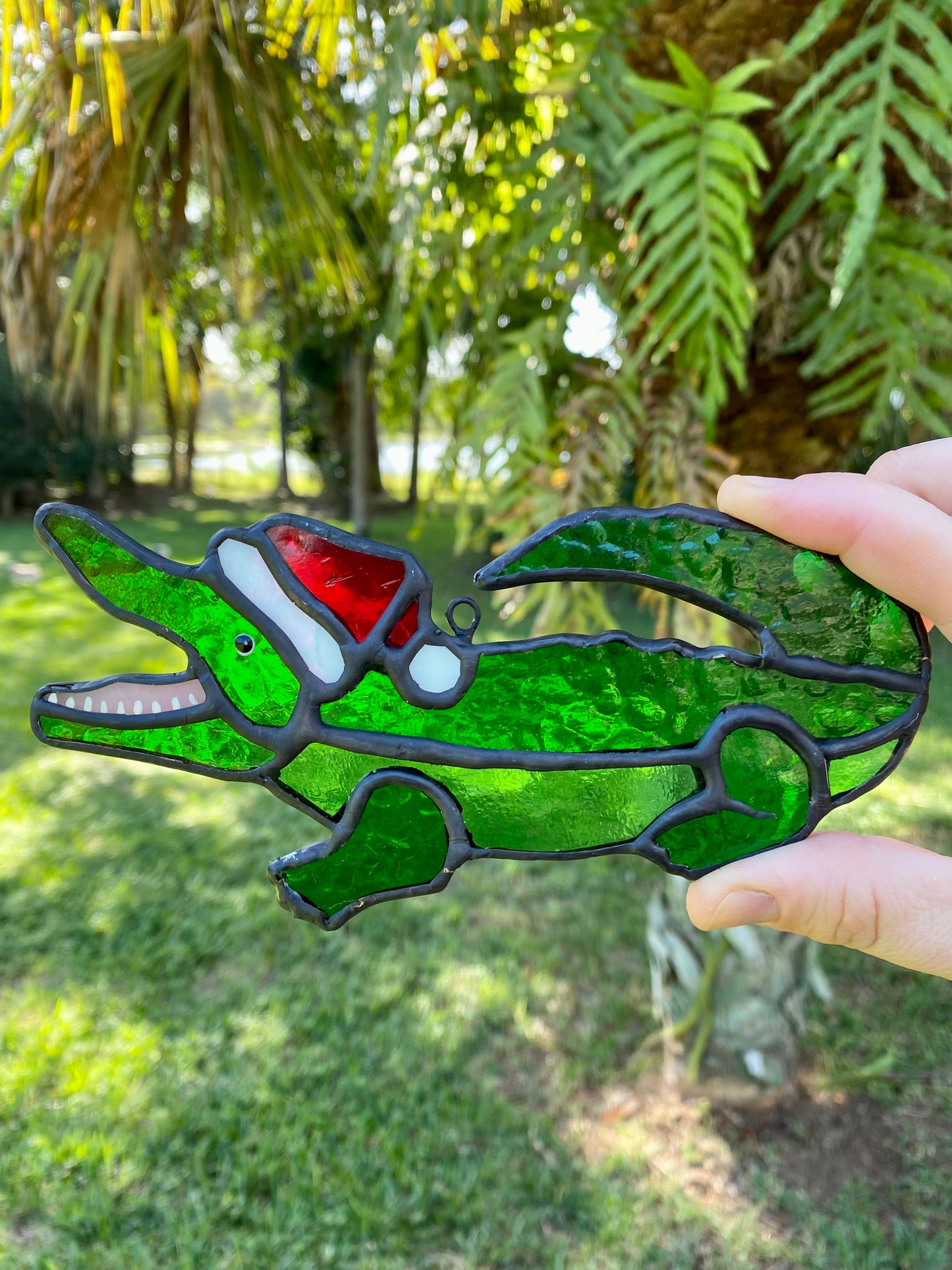 Winter Large Holiday- Merry Alligator