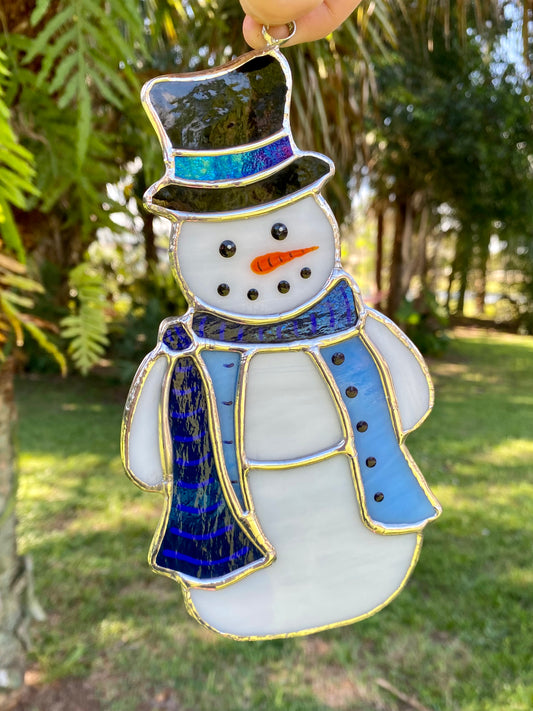Winter Large Holiday- Cozy Snowman