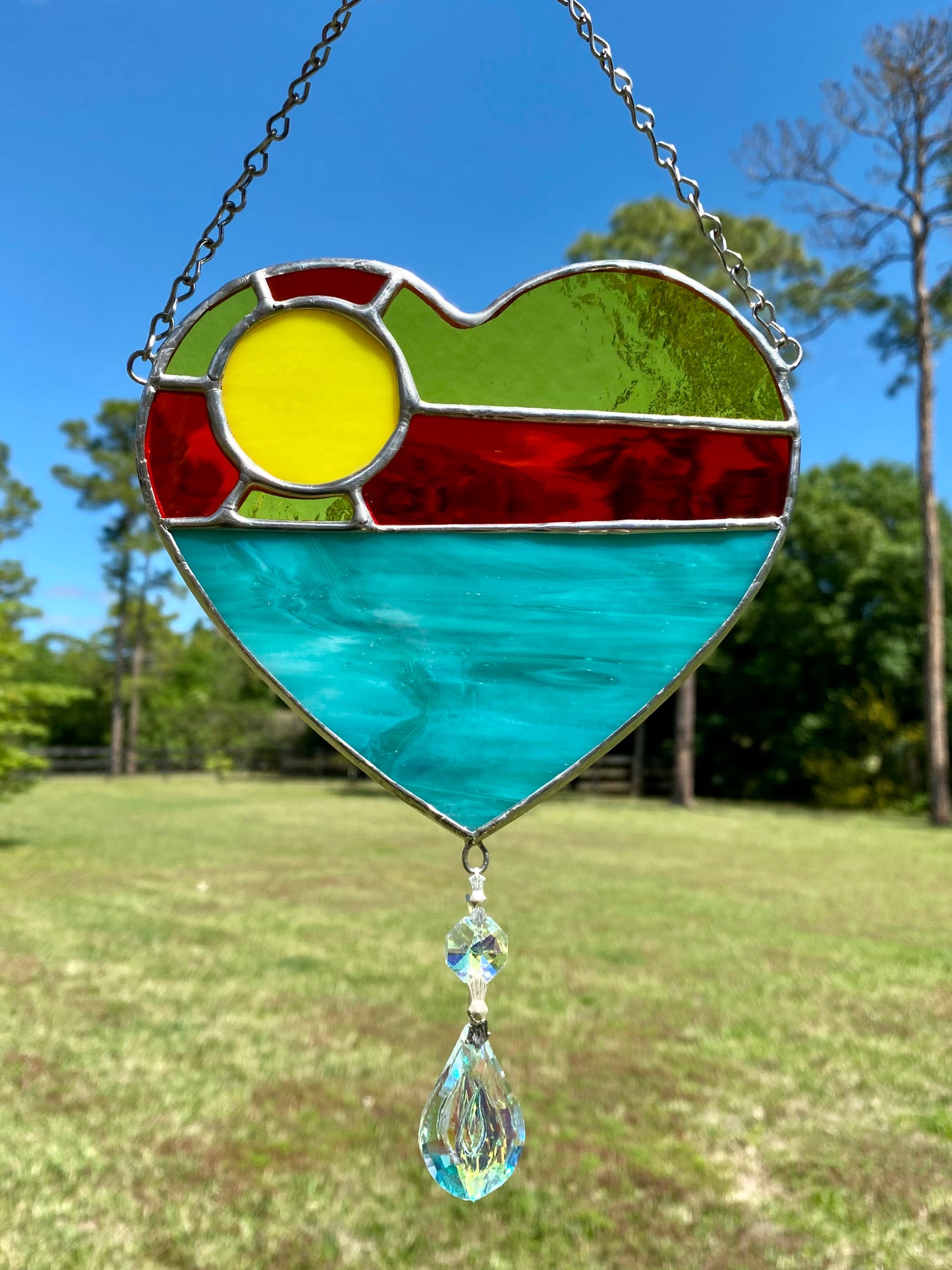 Sunrise Heart with Prism