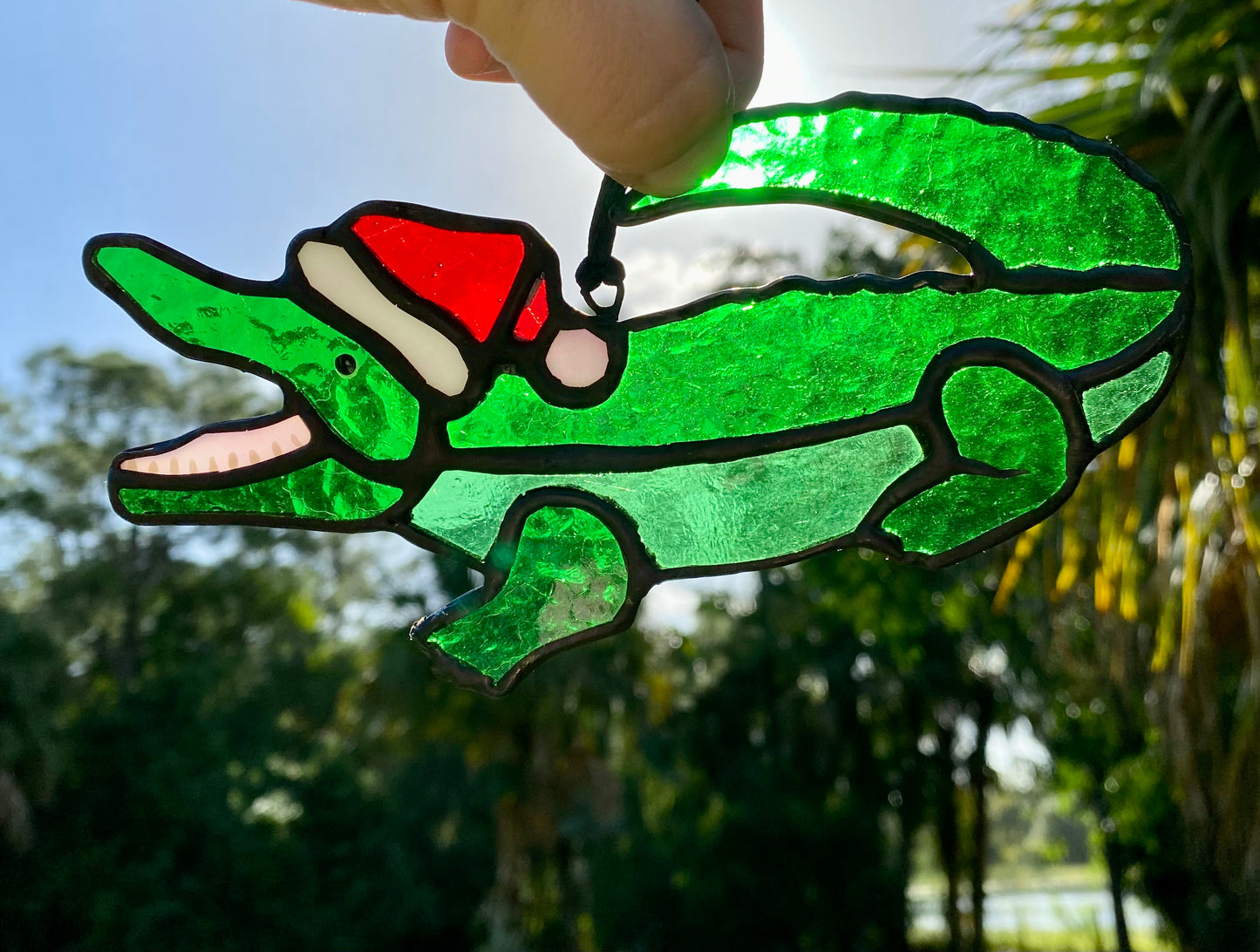 Winter Large Holiday- Merry Alligator