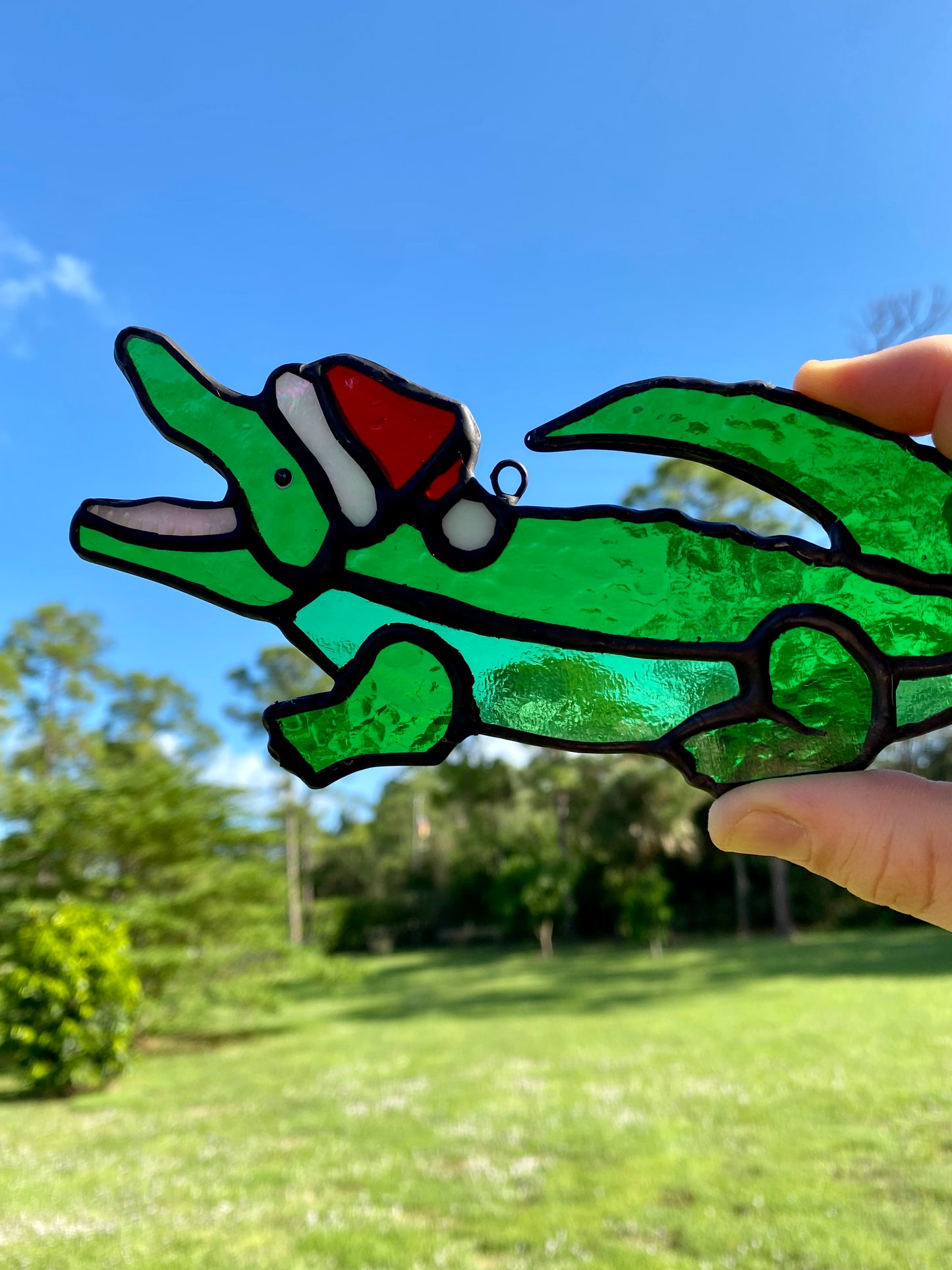Winter Large Holiday- Merry Alligator