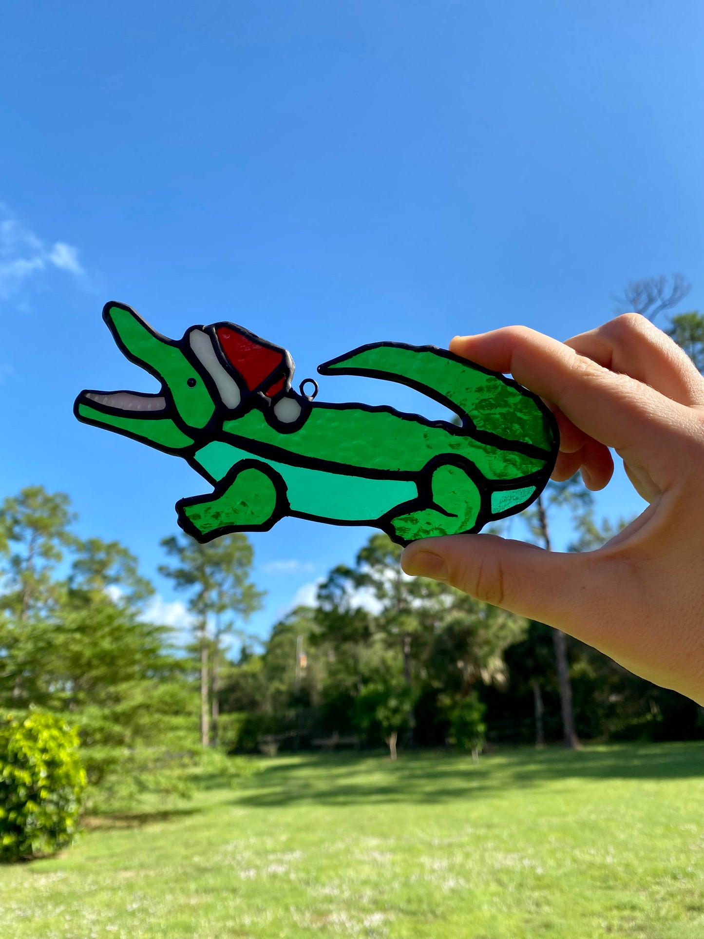 Winter Large Holiday- Merry Alligator