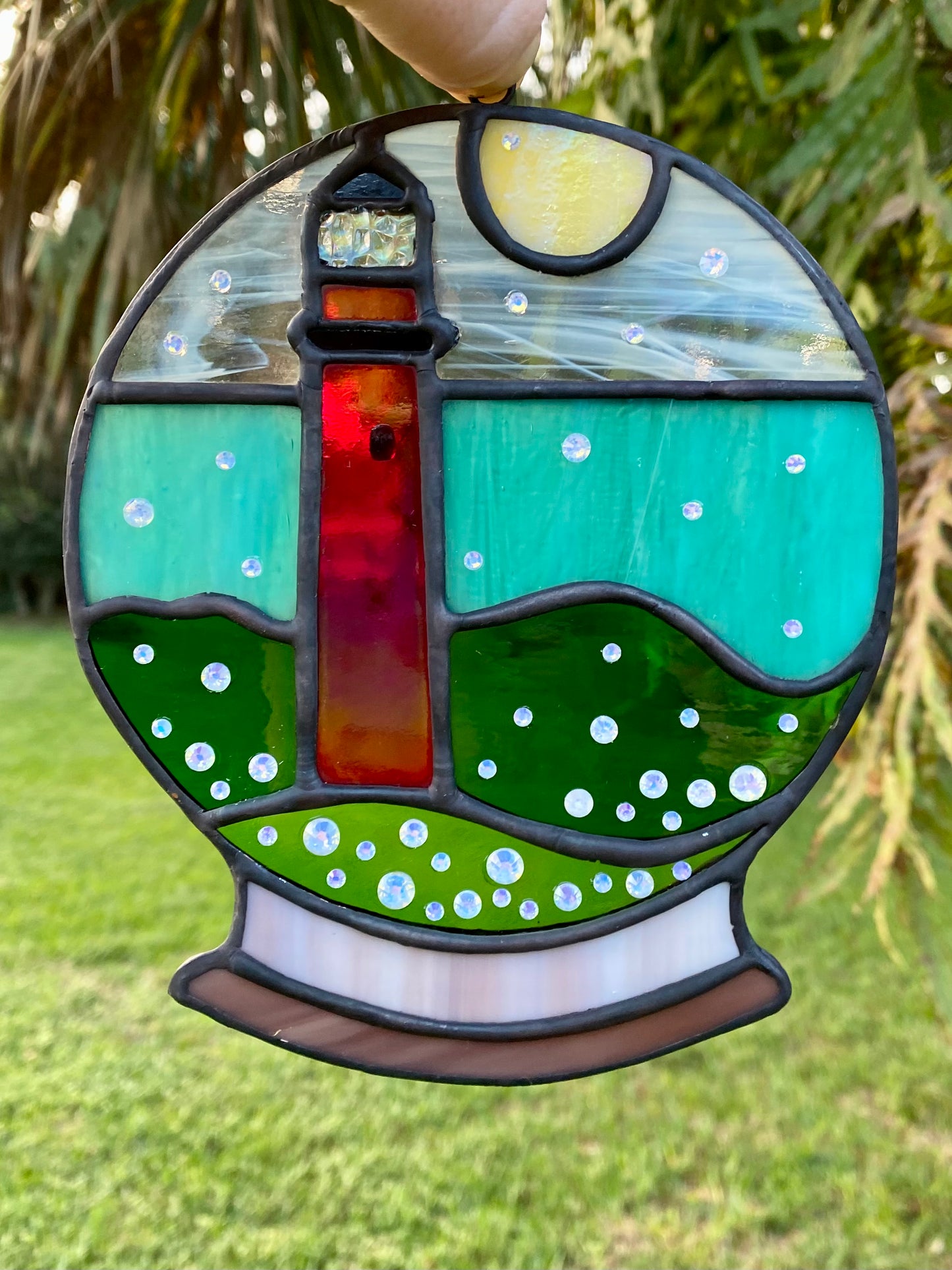 Winter Large Holiday- Jupiter Lighthouse Snowglobe