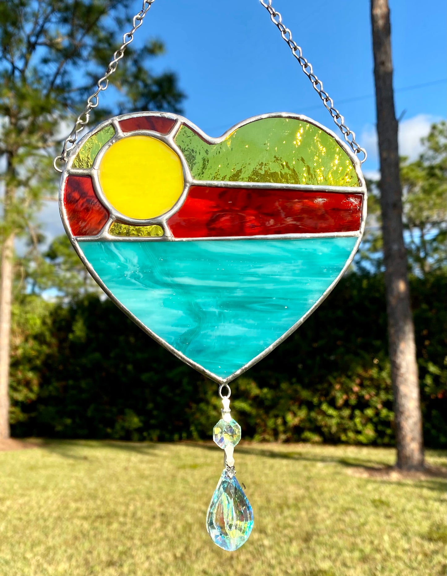 Sunrise Heart with Prism